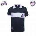 Polo Okawa Stripe Marine Violet